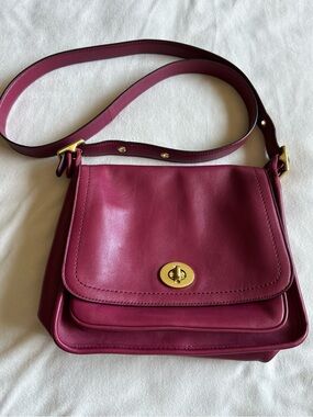 Vintage Coach Legacy Archive Rambler in Magenta